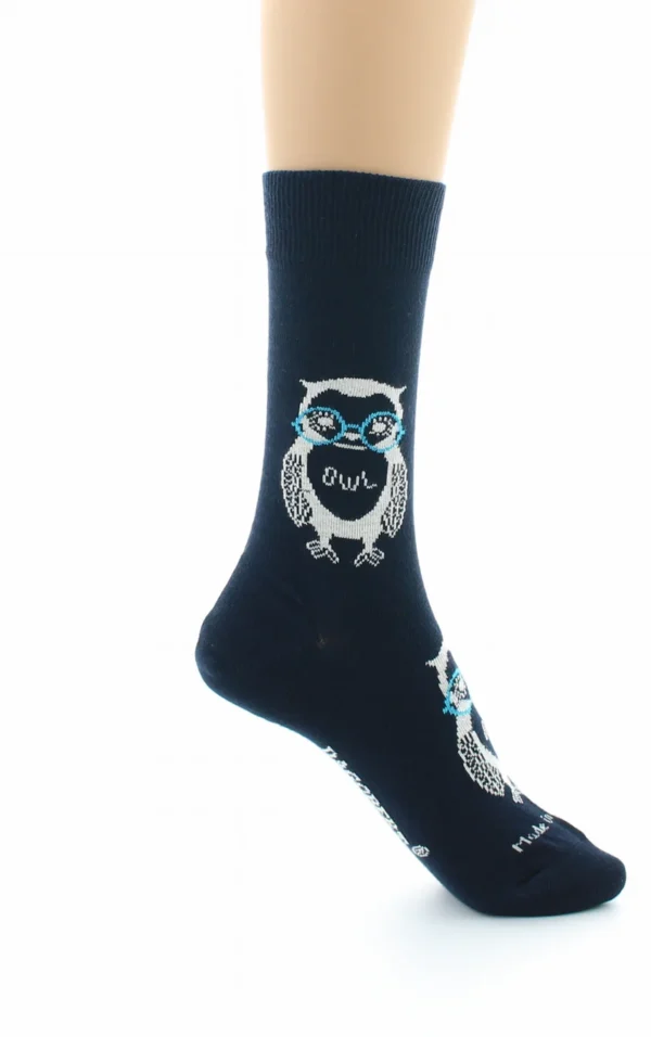 Chaussettes Dagobert Hibou Rouge – Image 2