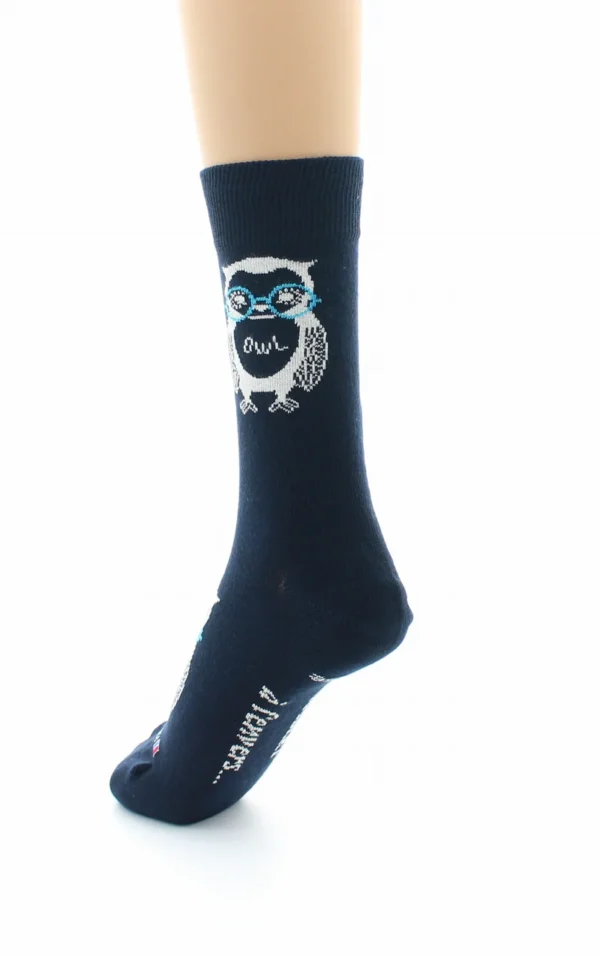 Chaussettes Dagobert Hibou Rouge – Image 3