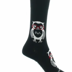 Chaussettes Dagobert Hibou Rouge