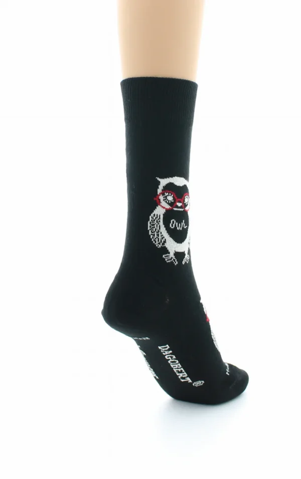 Chaussettes Dagobert Hibou Rouge – Image 7